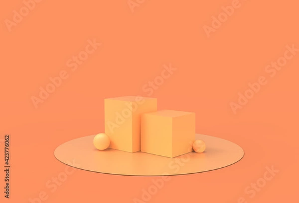 Fototapeta product showcase abstract 3d background