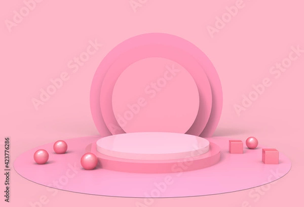 Fototapeta product showcase abstract 3d background