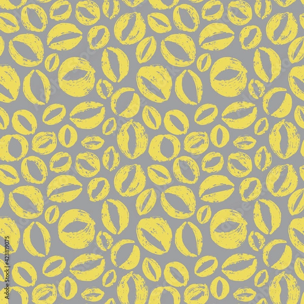 Obraz Trendy modern seamless hand drawn geometric patterns. Vector abstract, scandinavian pattern in doodle style