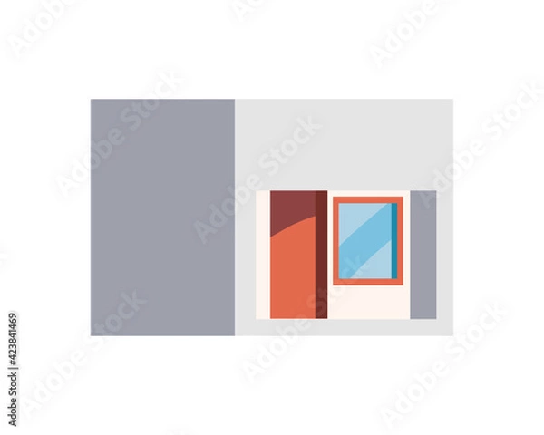 Obraz house with door