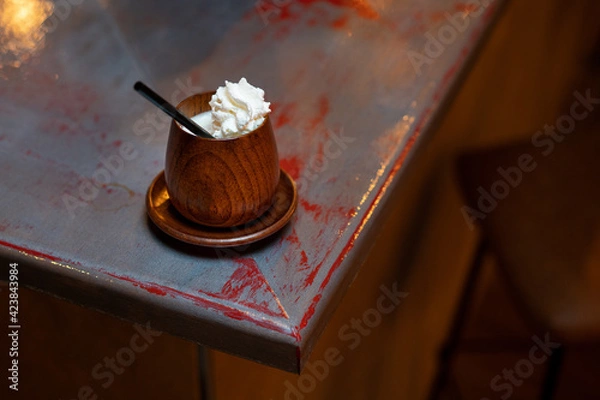 Fototapeta Cappuccino on the table