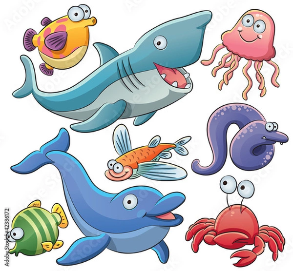 Obraz Sea Animals Collection