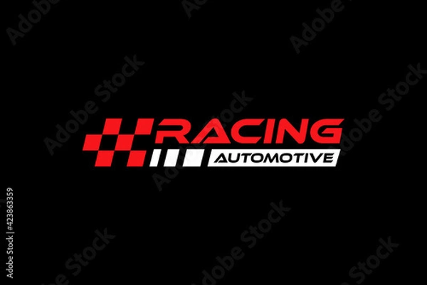 Obraz Auto speed logo. Instrument cluster performance sign. Vector illustration.