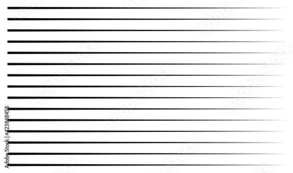 Fototapeta Random straight parallel lines, stripes geometric abstract vector element