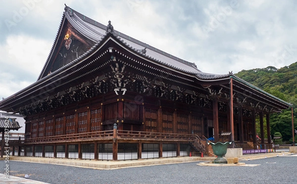 Fototapeta Mieido main hall of the Chion-in temple complex.  Kyoto. Japan