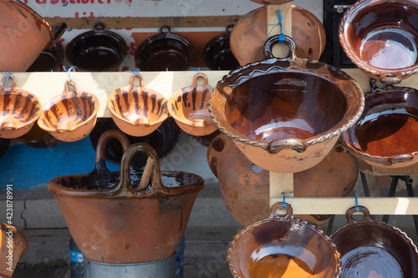 Obraz rusty pots