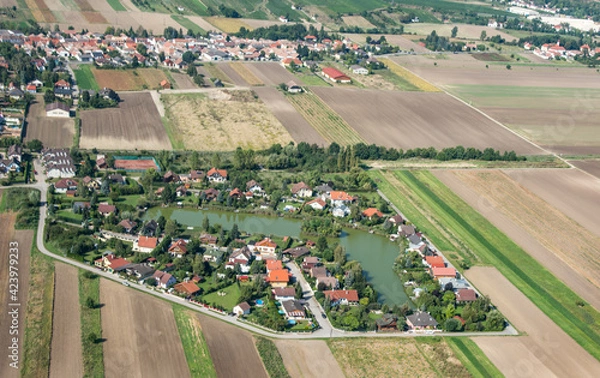 Obraz Alberndorf im Pulkautal Luftbild