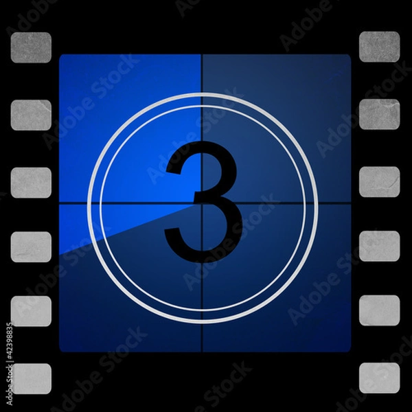 Obraz Film countdown 3