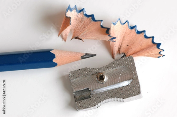 Fototapeta Lapiz y sacapuntas