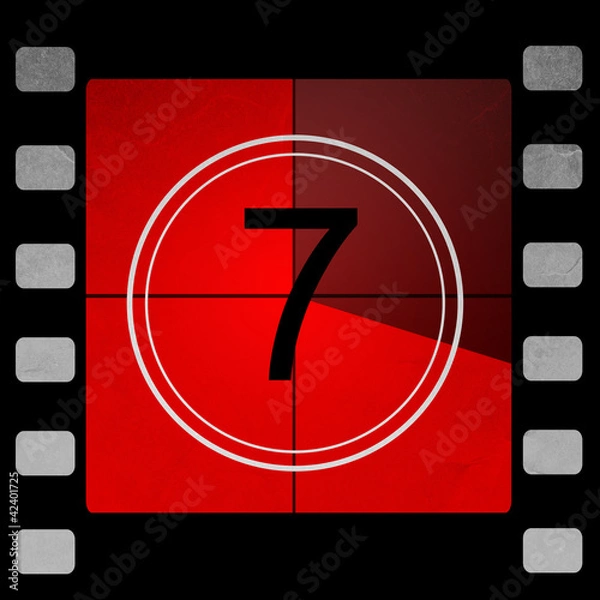 Obraz Film countdown 7