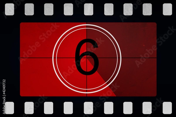 Obraz Film countdown 6