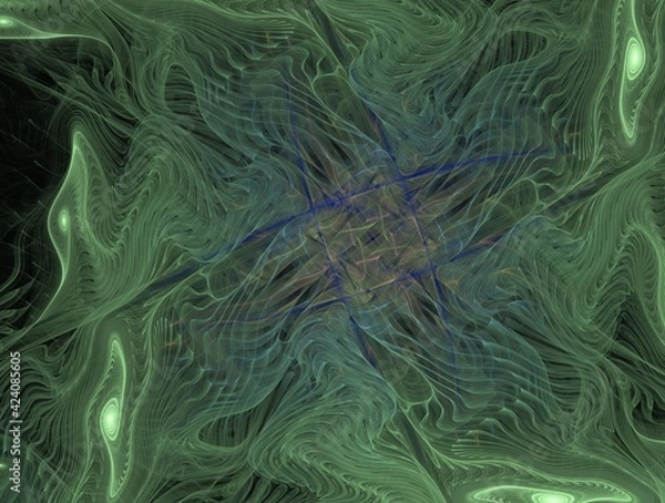 Fototapeta Imaginatory fractal background generated Image
