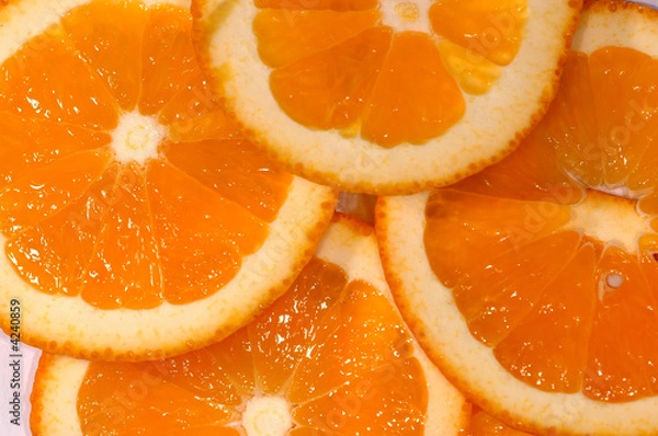Fototapeta Pomarańczowe plastry