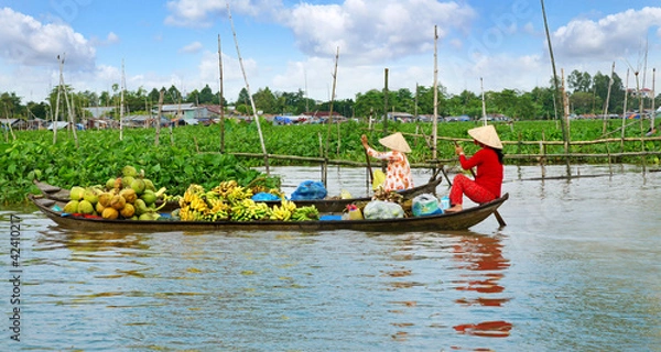 Obraz Pływający rynek