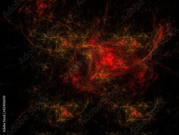 Fototapeta Imaginatory fractal background generated Image