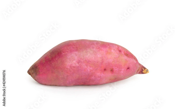 Obraz sweet potato isolate on the white background.