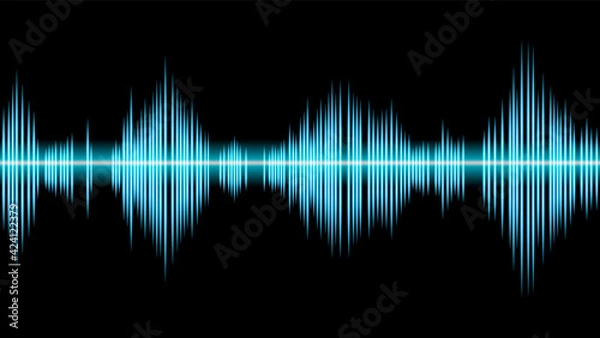 Obraz オーディオスペクトラムのイメージベクターイラスト