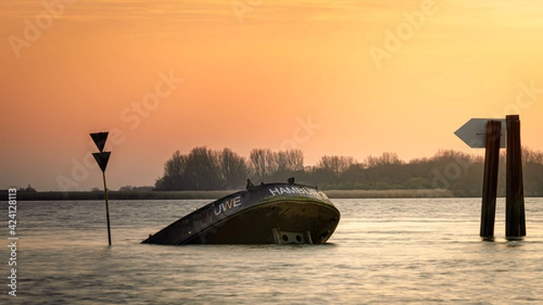 Obraz Hamburg UWE Schiffswrack
