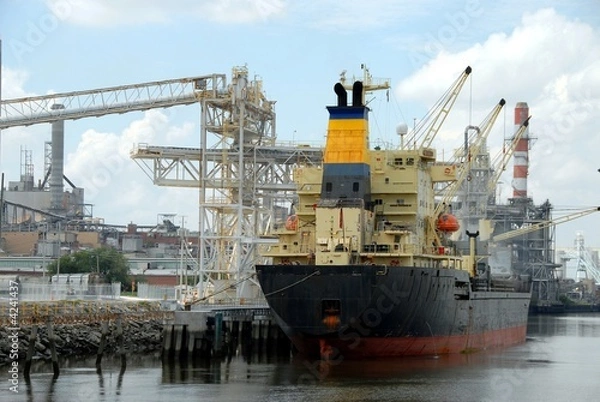 Fototapeta Freighter Ship