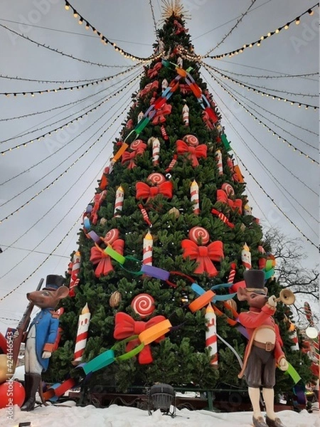 Obraz christmas tree decorations