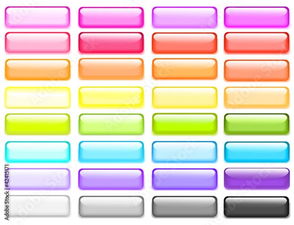 Obraz Vector web buttons.