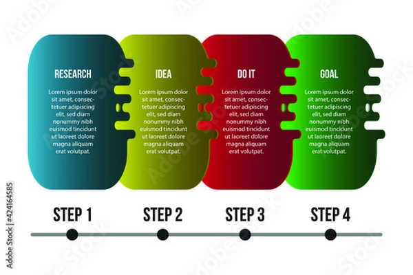 Fototapeta infographic