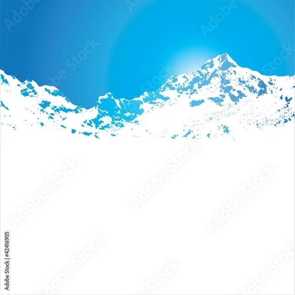 Obraz Winter mountains