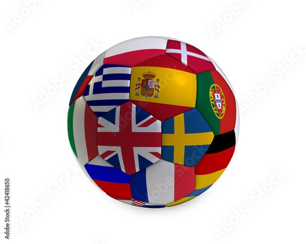 Obraz Football flags