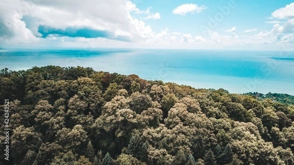 Obraz blue sky and clouds