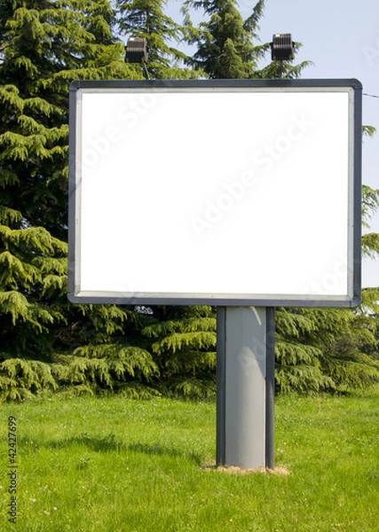 Obraz empty billboard for your ad