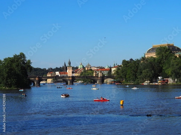 Obraz Summer in Prague Charles Bridge