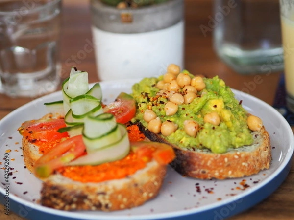 Obraz Avocado toast breakfast 
