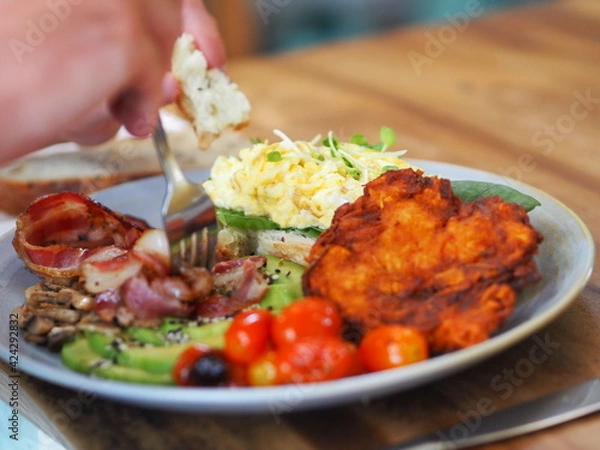 Obraz Paleo breakfast low carb