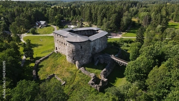 Obraz Aerial view of Raseborg fortress castle, Raasepori, Finland
Medieval