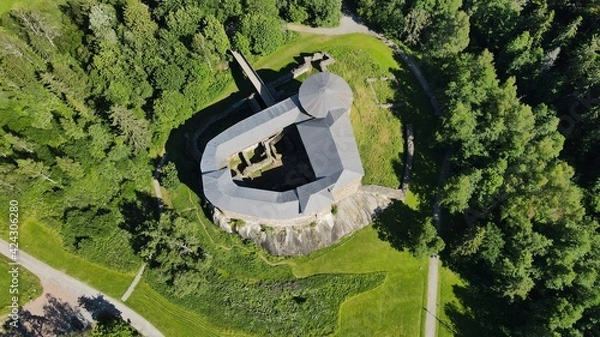 Obraz Aerial view of Raseborg fortress castle, Raasepori, Finland
Medieval