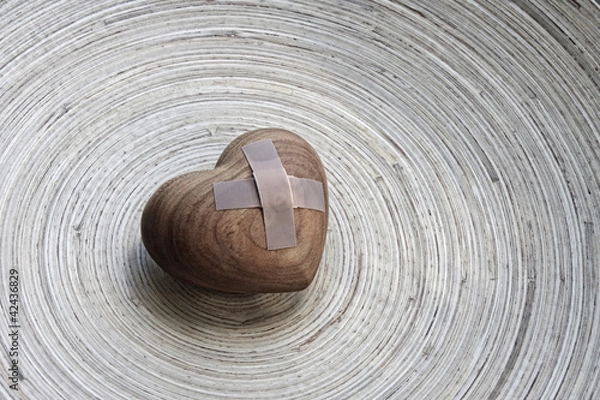 Obraz Herz mit Pflaster