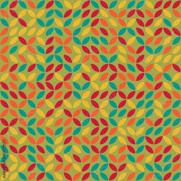 Fototapeta Abstract Geometric Pattern generative computational art illustration