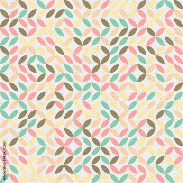 Fototapeta Abstract Geometric Pattern generative computational art illustration