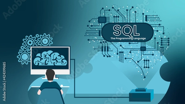Fototapeta SQL, the Programming Language