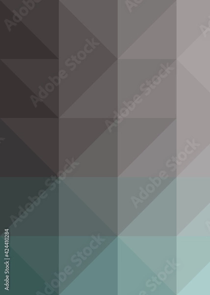 Fototapeta Abstract color Low-Polygones Generative Art background illustration
