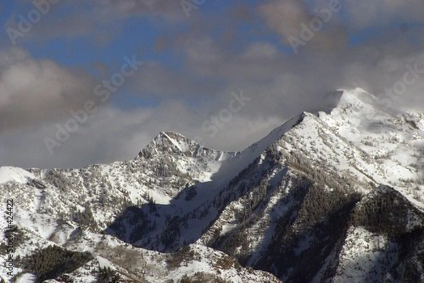 Obraz wasatch mountains in winter
