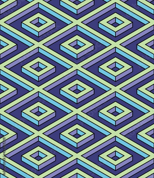 Obraz abstract minimalistic seamless pattern