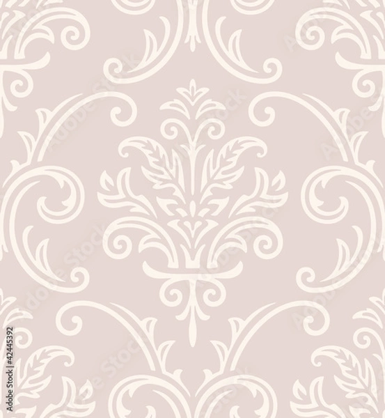 Fototapeta Seamless damask pattern