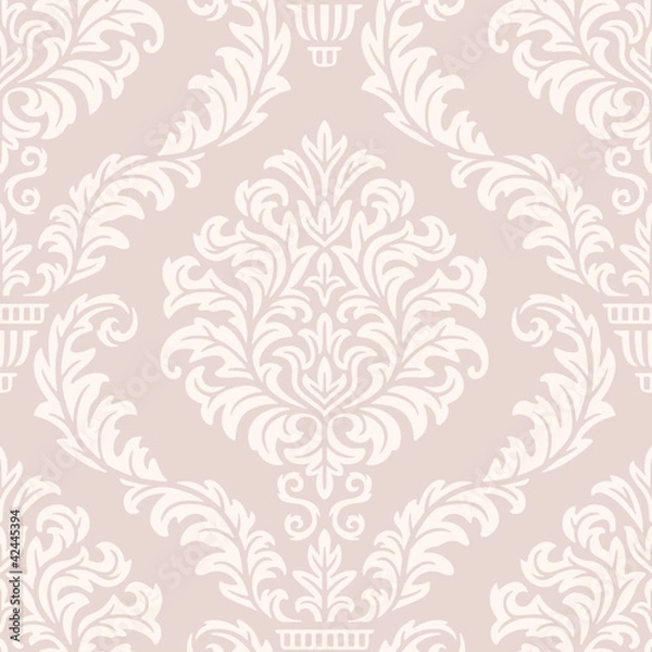 Fototapeta Seamless damask pattern