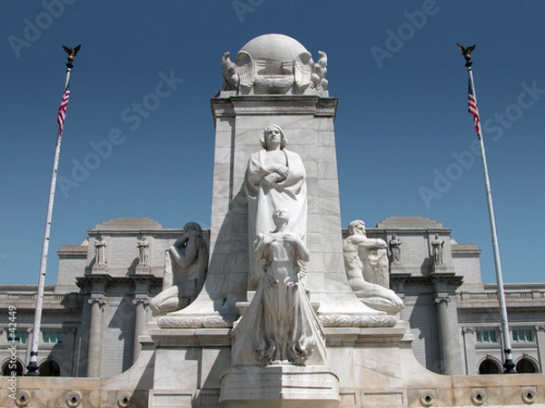 Obraz union station - washington d.c.