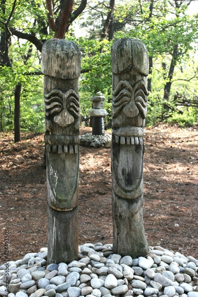 Obraz 해학적이고 친근한 한국의 전통 조각