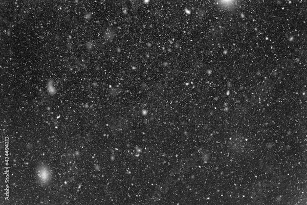 Obraz Snow storm, background for post-processing