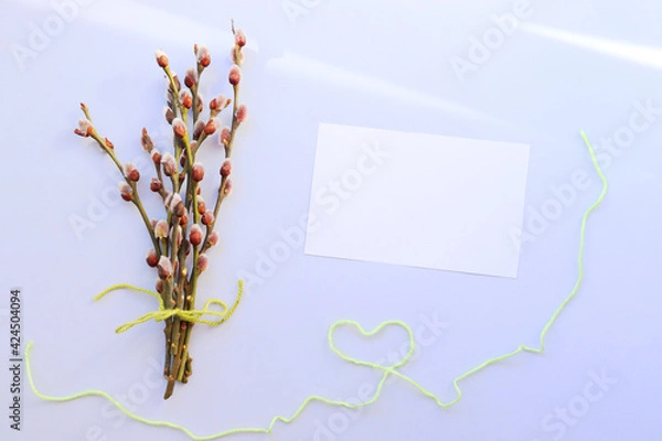 Obraz spring background with place for text