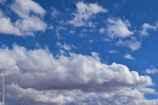 Fototapeta blue sky with clouds