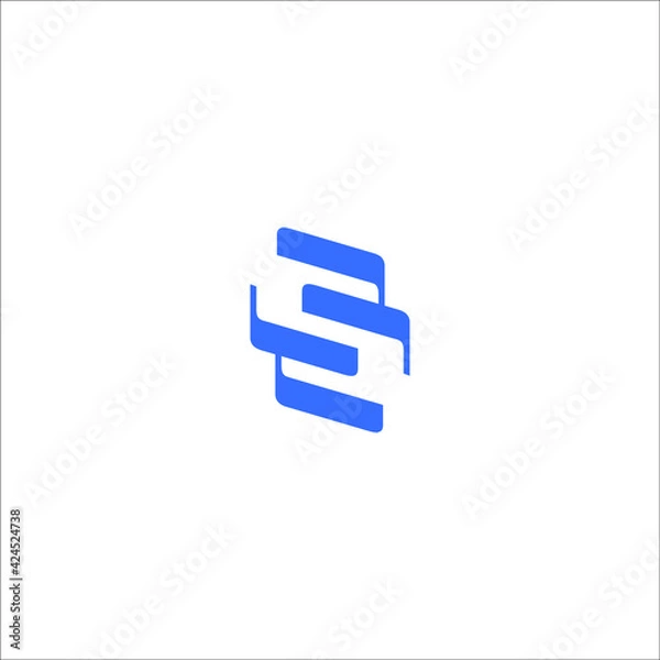 Obraz letter S logo